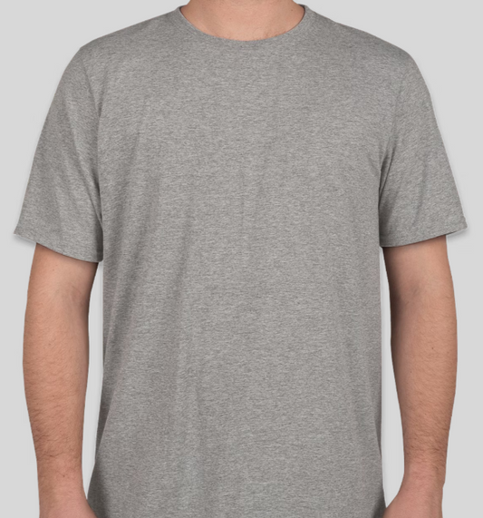 Grey Melange Crew Neck