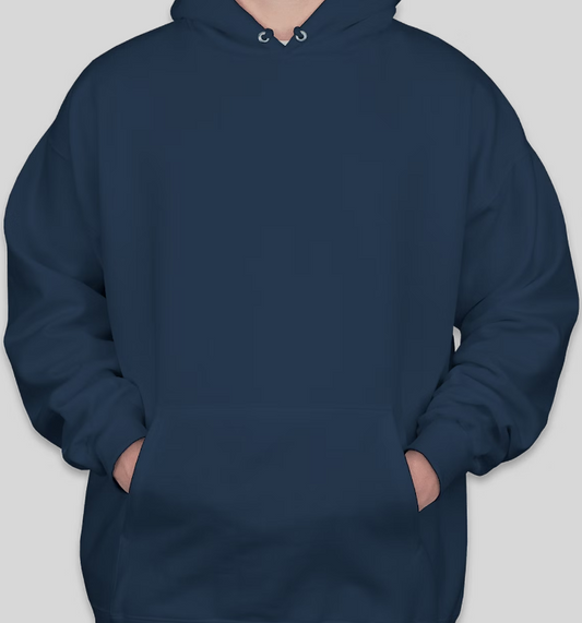 Navy Blue Pullover Hoodie